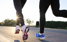 Couple Running