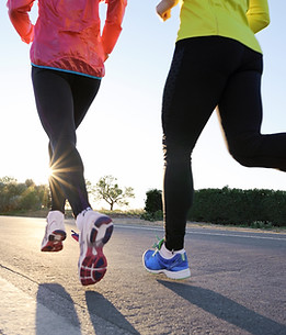 Couple Running