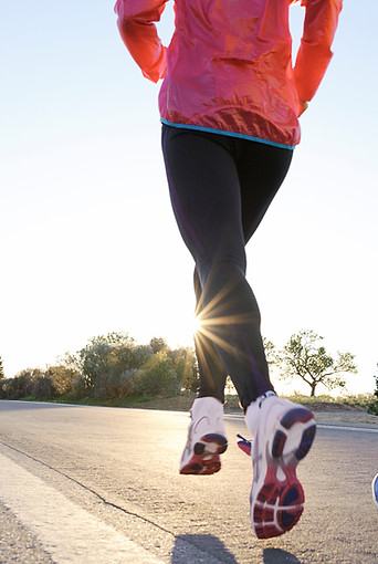 Couple Running