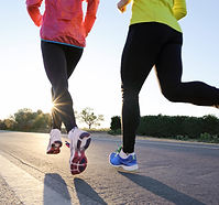 Couple Running