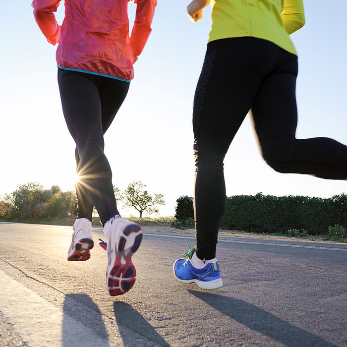 Couple Running