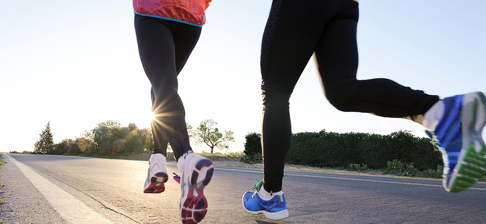 Couple Running