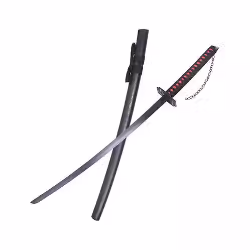 Miniature : Lot de 2 Katanas Bleach Tensa Zangetsu V1 & Shikaï de Rukia