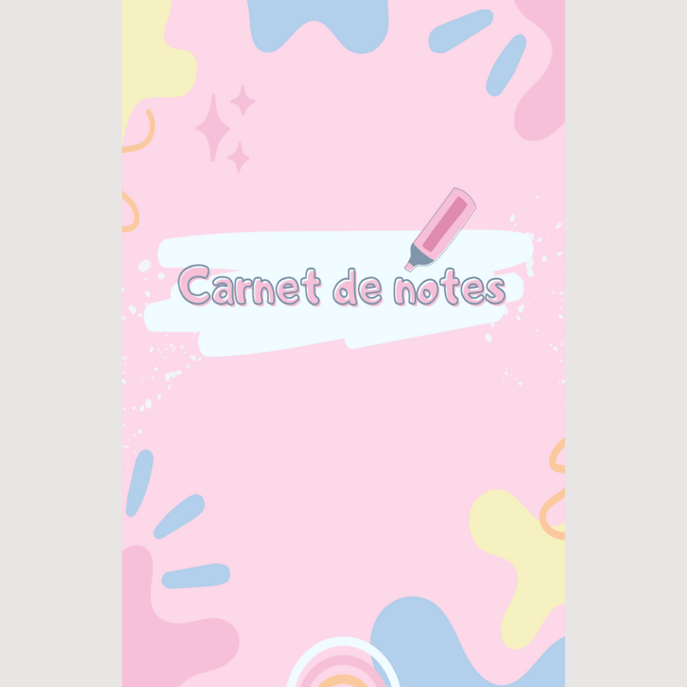 Miniature : Carnet de notes
