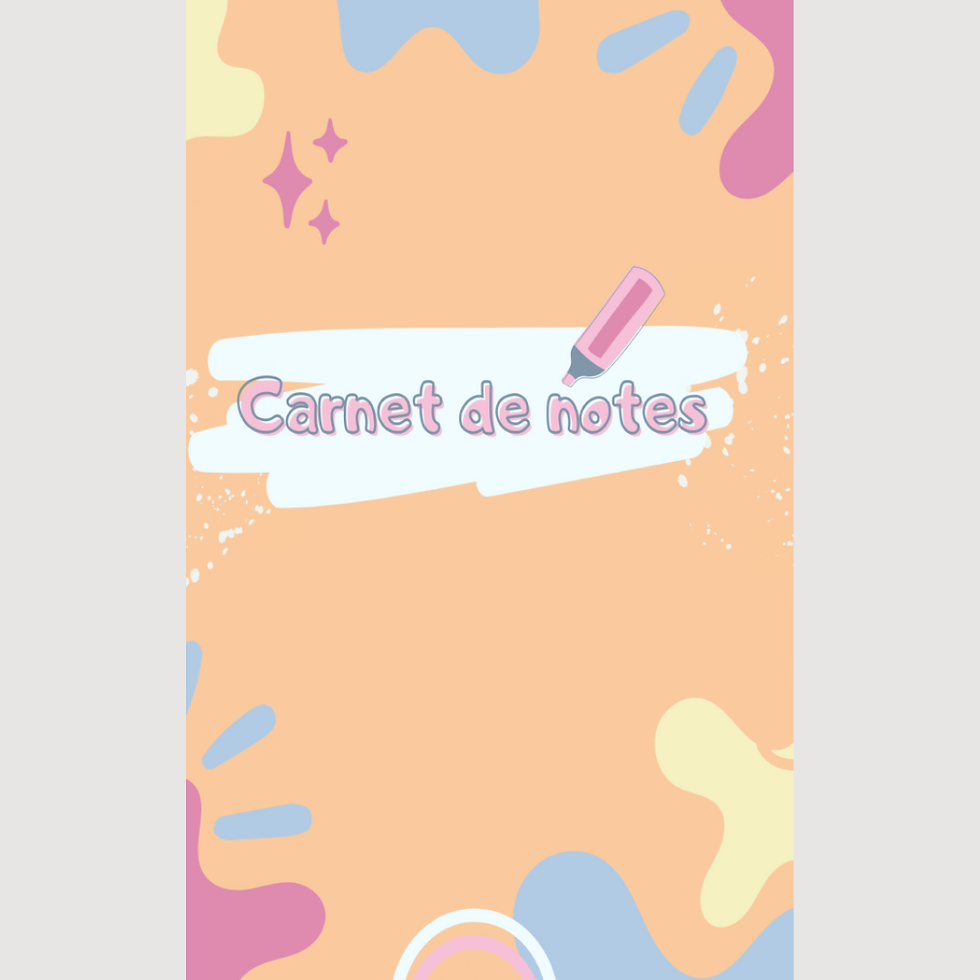 Miniature : Carnet de notes