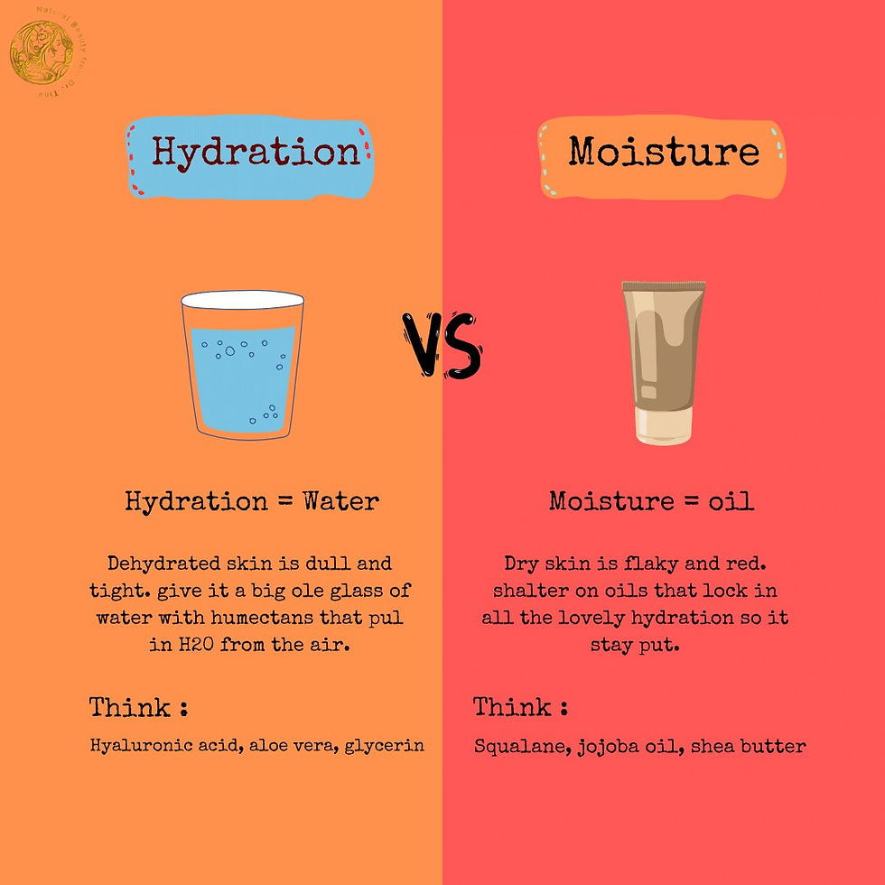 Hydration vs. Moisture: The Skin Sip-Off! 