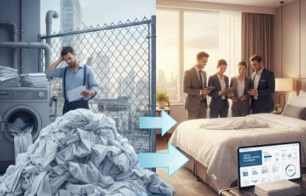 호텔린넨렌탈, 린넨스토리, 호펙스원, 호텔세탁, 세탁렌탈, RFID린넨