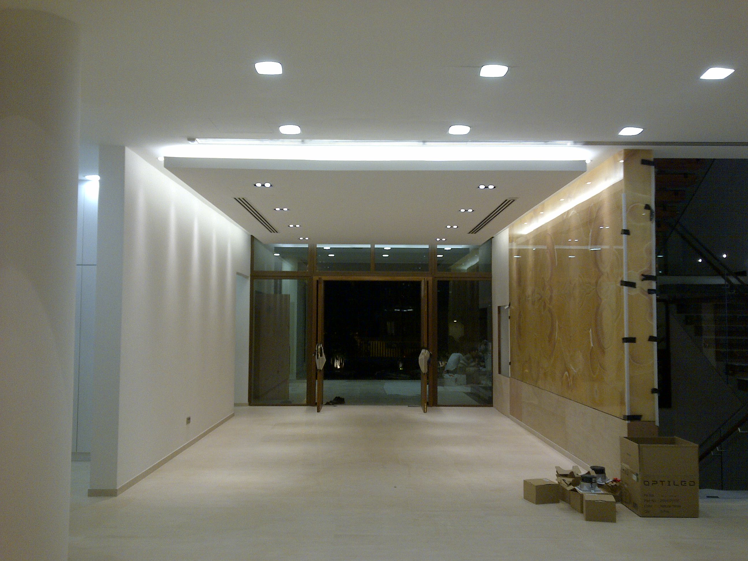 Private Residential False Ceiling Partition Cornices