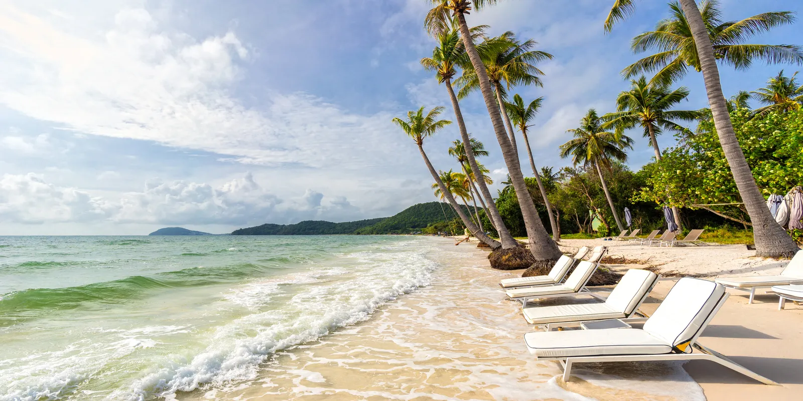 waves on the beach