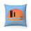 Thumbnail: Spun Polyester Square Pillow (Tower Sun)