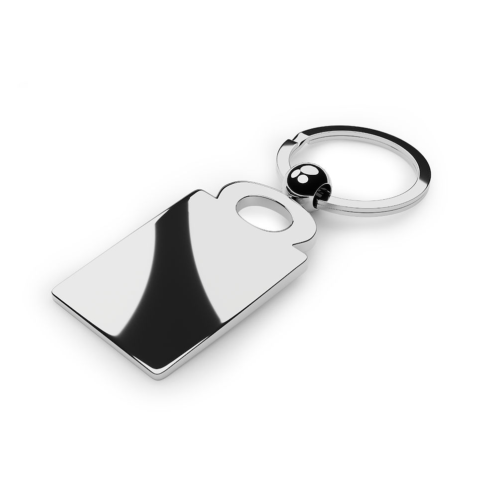Thumbnail: Rectangle Photo Keyring