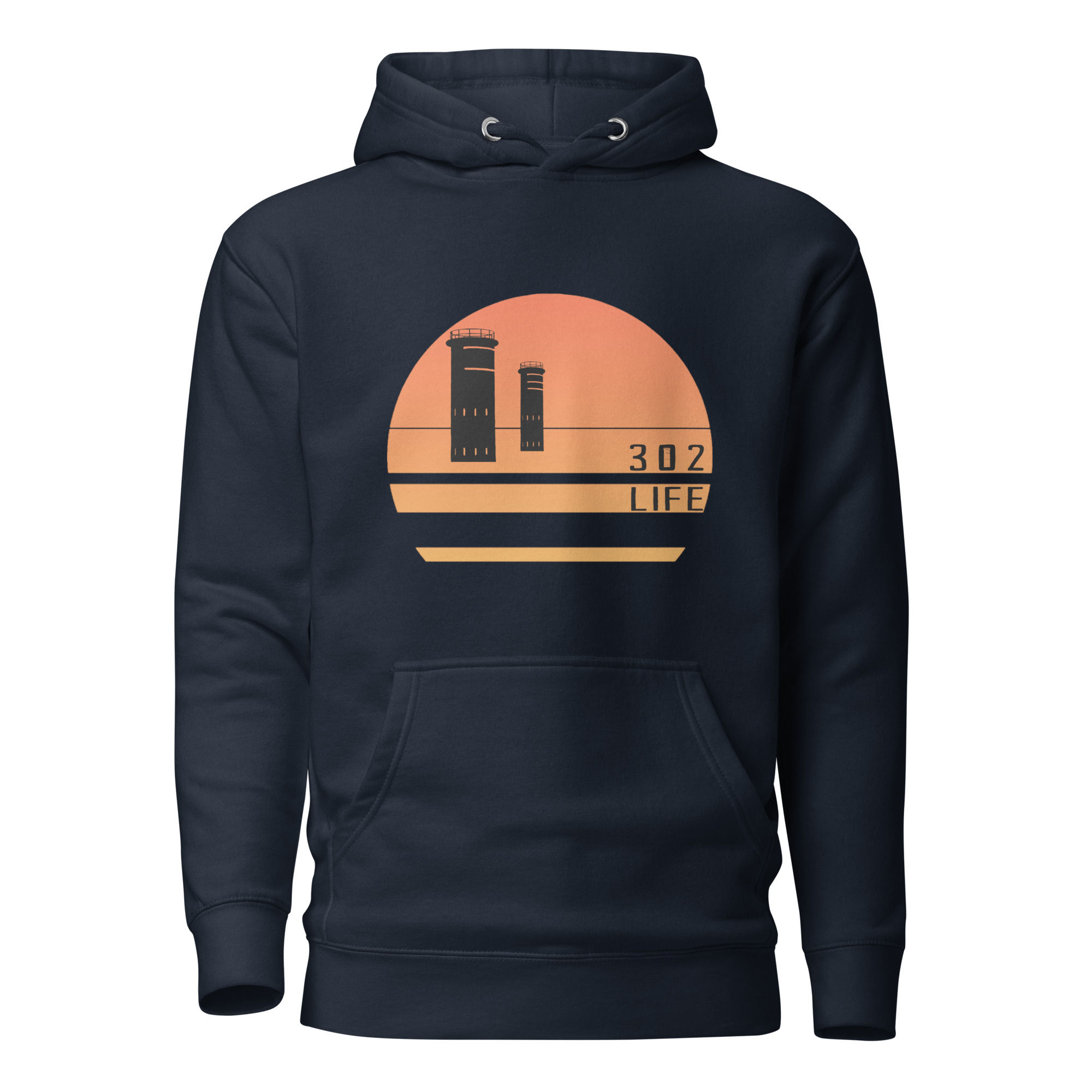 Unisex Tower Sun Hoodie