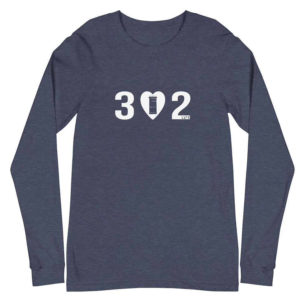 Thumbnail: Valentine's 302 Tower Heart Long Sleeve Tee