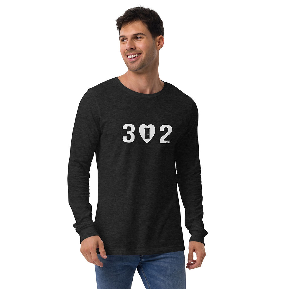 Thumbnail: Valentine's 302 Tower Heart Long Sleeve Tee