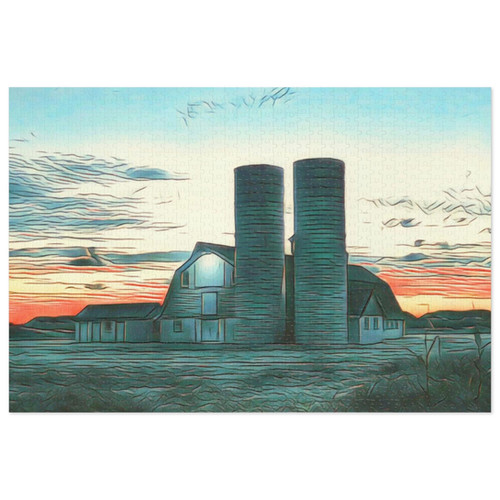 Jigsaw Puzzle Townsend Barn in Lewes (500,1000Piece) 302 Life