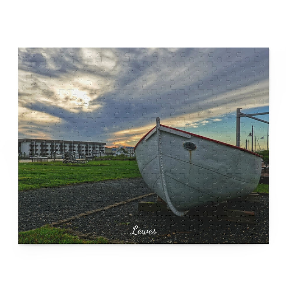 Thumbnail: Lewes Canalfront Puzzle (120, 252, 500-Piece)