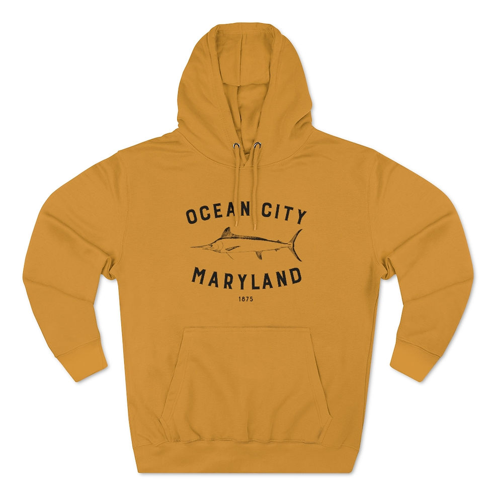 Thumbnail: Unisex Premium Pullover Hoodie (Ocean City Marlin)