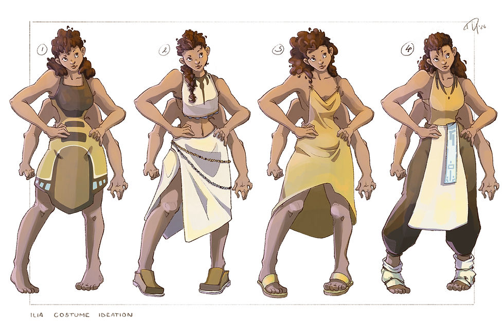 Ilia Costume Ideation