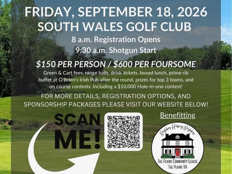 Tee Up for The Plains Community League at O'Brien's Irish Pub Annual Charity Golf Tournament