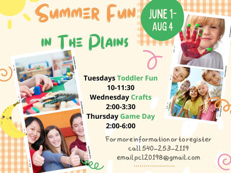 Summer Fun in The Plains