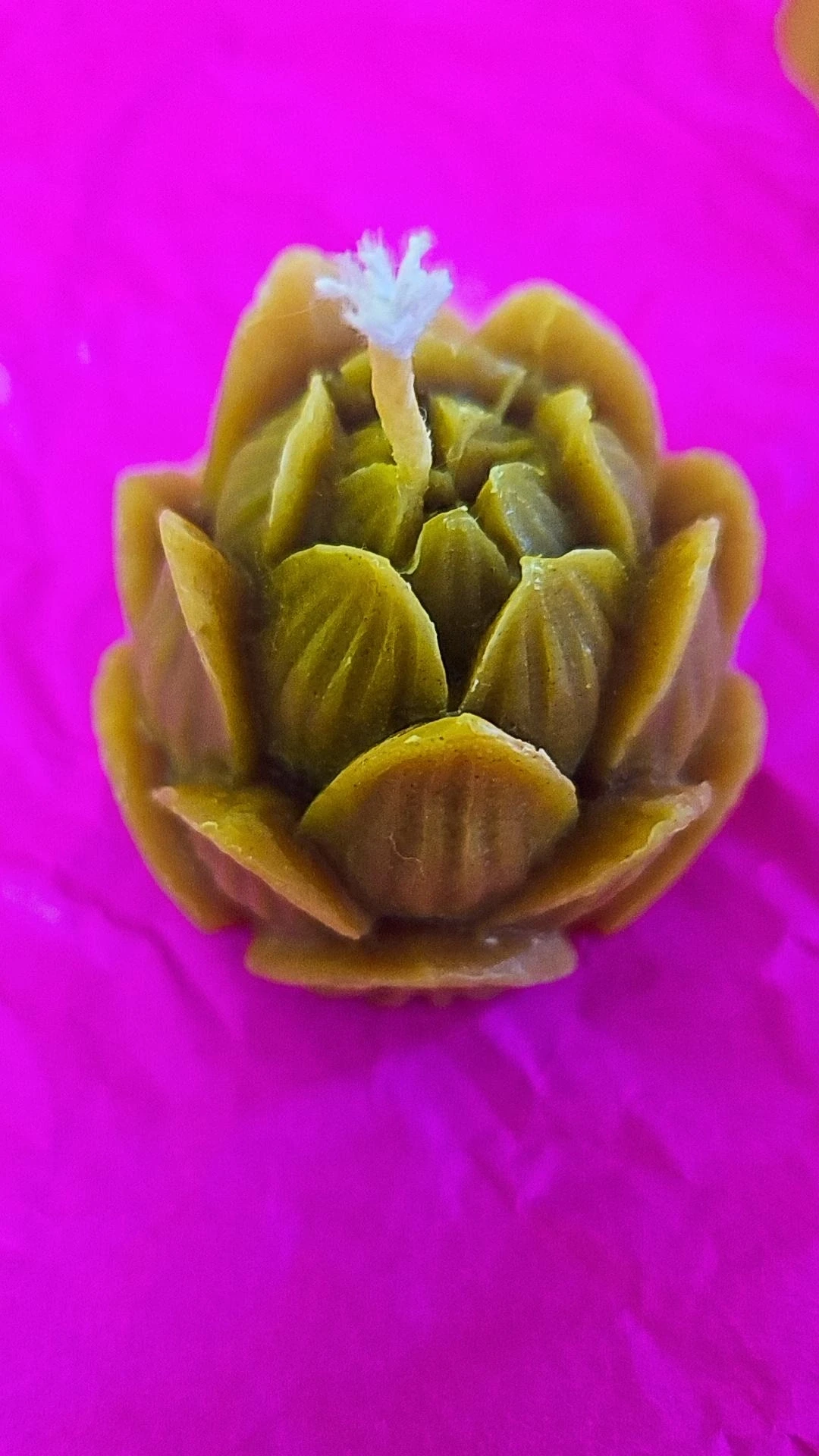 Vela flor de loto