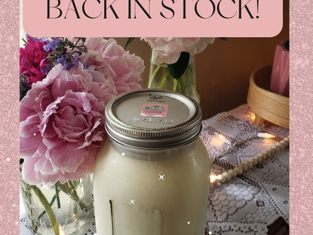 BACK IN STOCK: Fresh Raw Milk