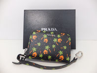 PRADAパームツリー柄コインケース2MM359