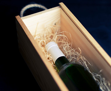Bottle In Wooden Box