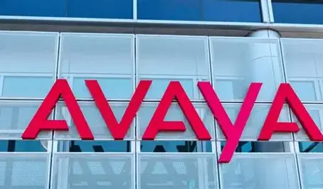Avaya logo on building
