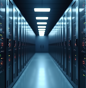 Modern data center image
