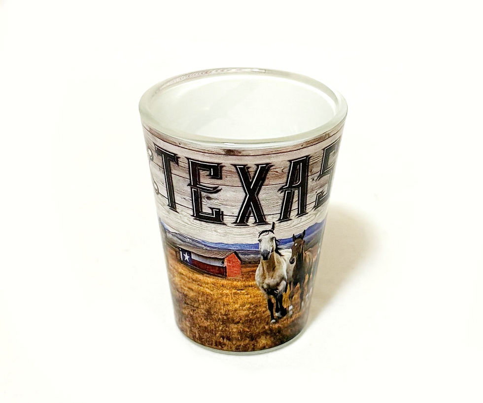 Texas Barnwood Shot Glass - Full Wrap
