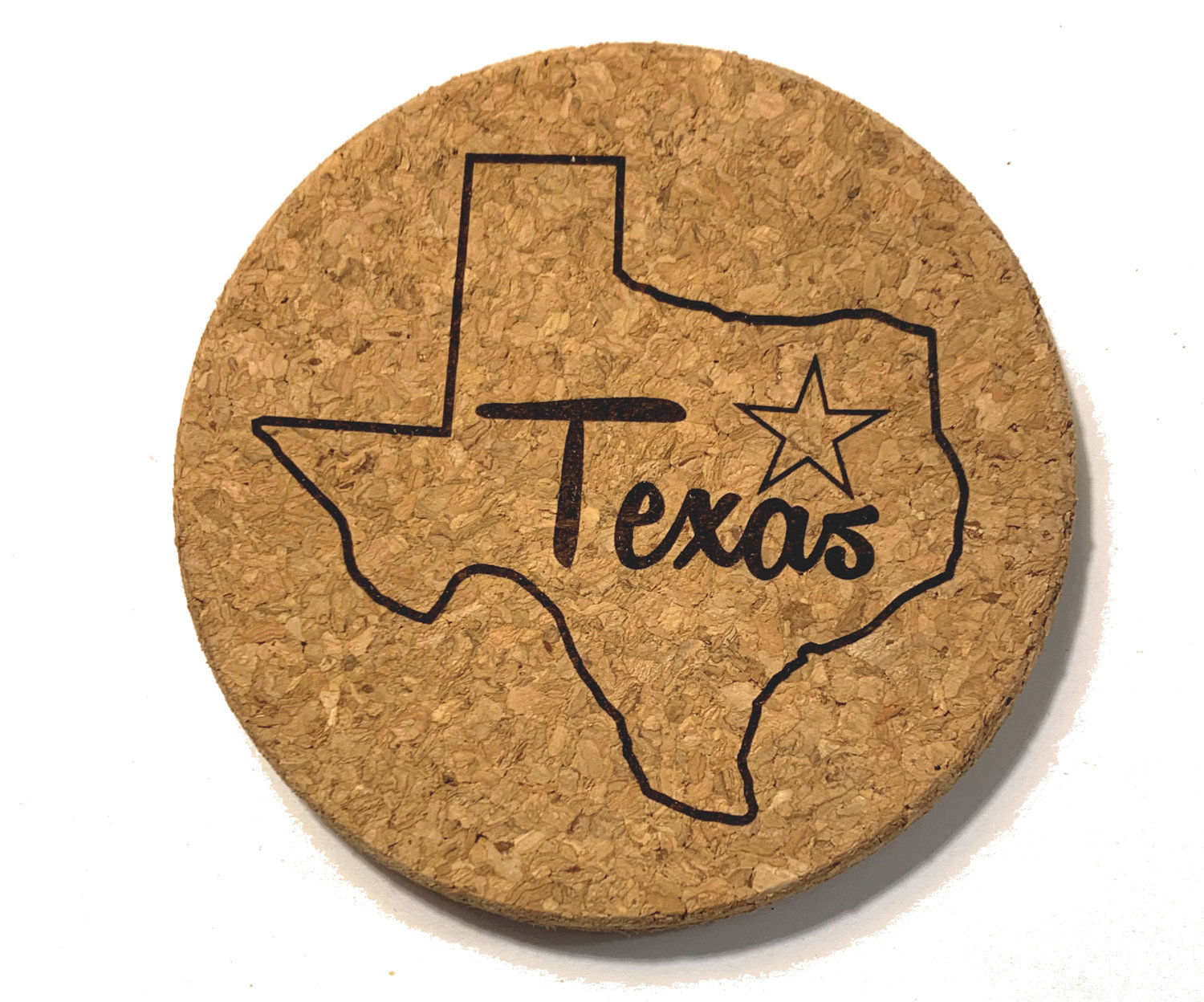 Texas Cork Coaster