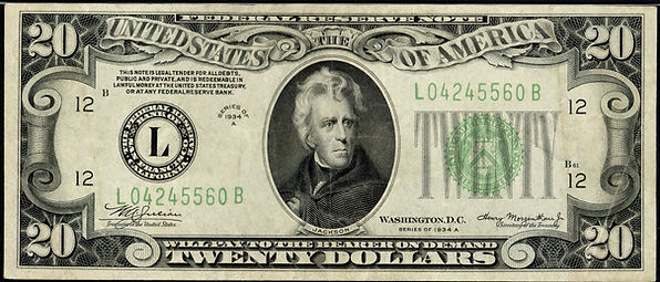 1934A $20 San Francisco LFBP 204