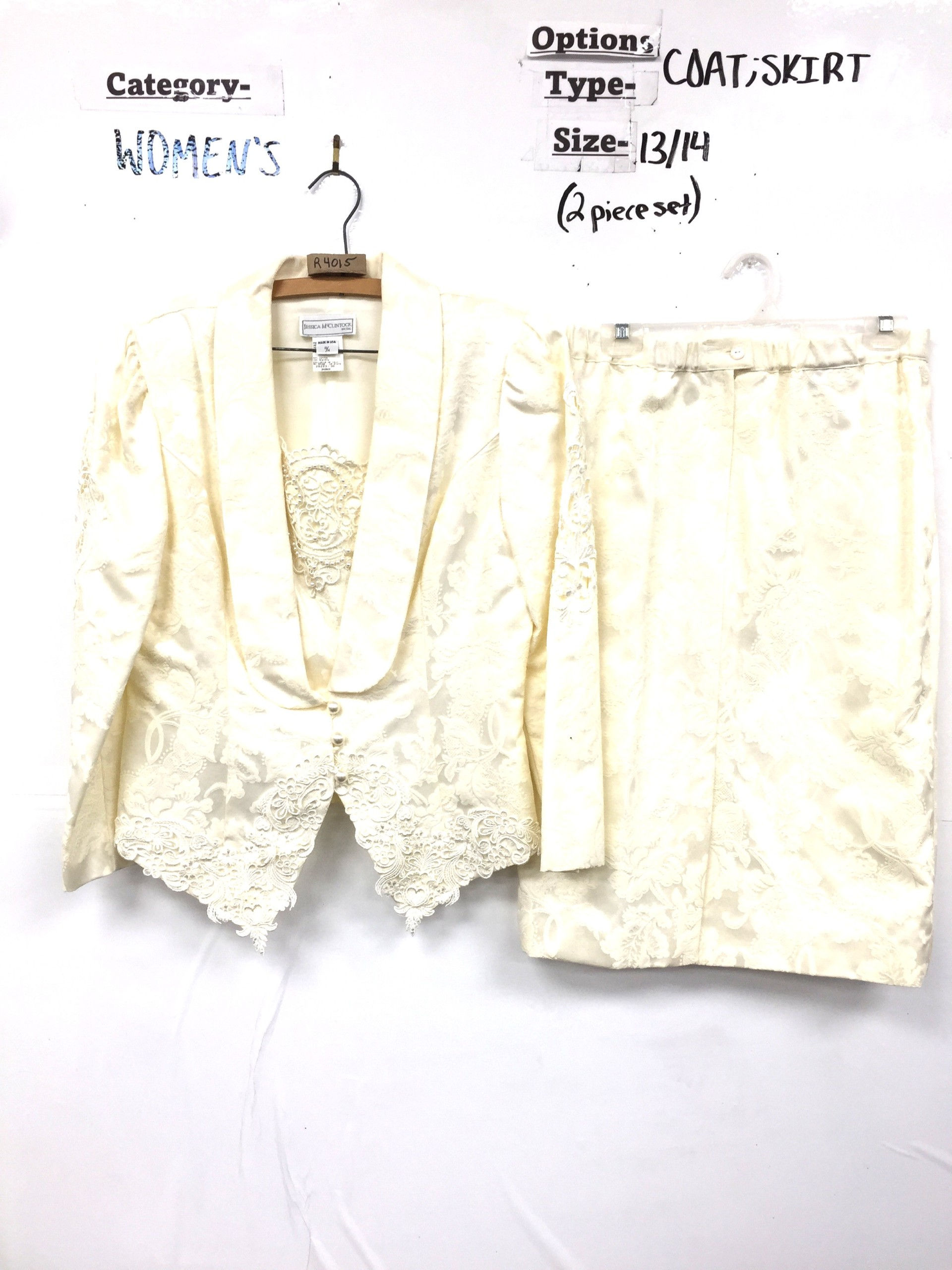 Womens 2 Piece Suit Set  (Skirt & Jacket)