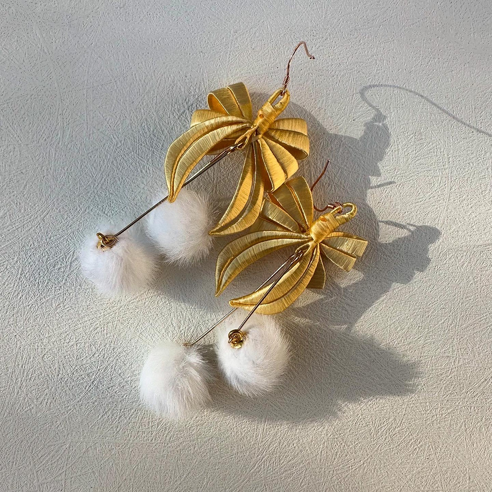 Thumbnail: Golden Winter Earring