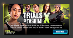 Promotional News Panel - Trials of Tashimi X
