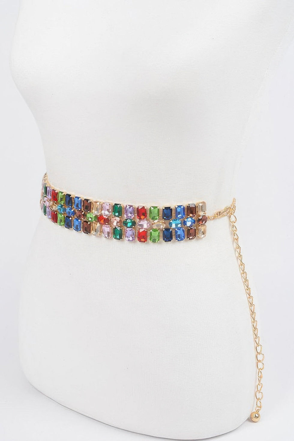 Thumbnail: WOMEN'S BELT MADISON Multi Rhinestone New Collection
