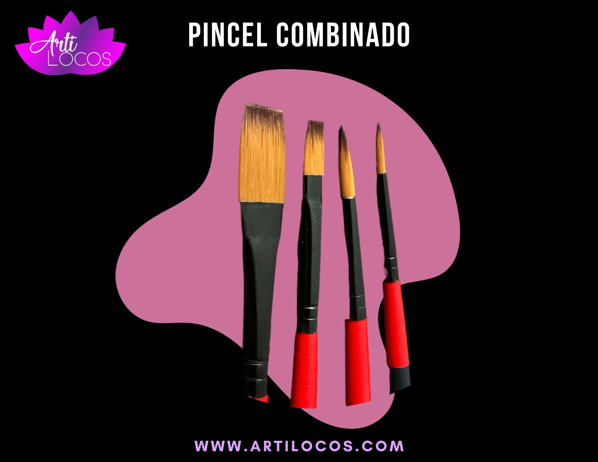 Kit de Pinceles Combinado