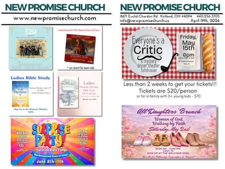 Bulletin April 19th, 2026
