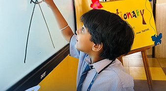 Art begins at the tip of a finger!👈✨🖌️From hearts to houses, animals to adventures—Class