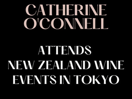 Catherine O'Connell Attends New Zealand Wine Events in Tokyo