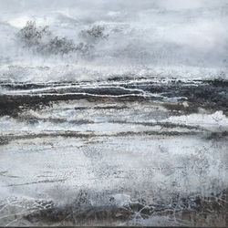 Le lac et la montagne 80x80