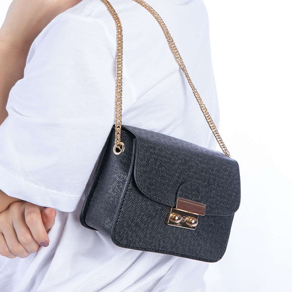 Thumbnail: Black Leather Clutch