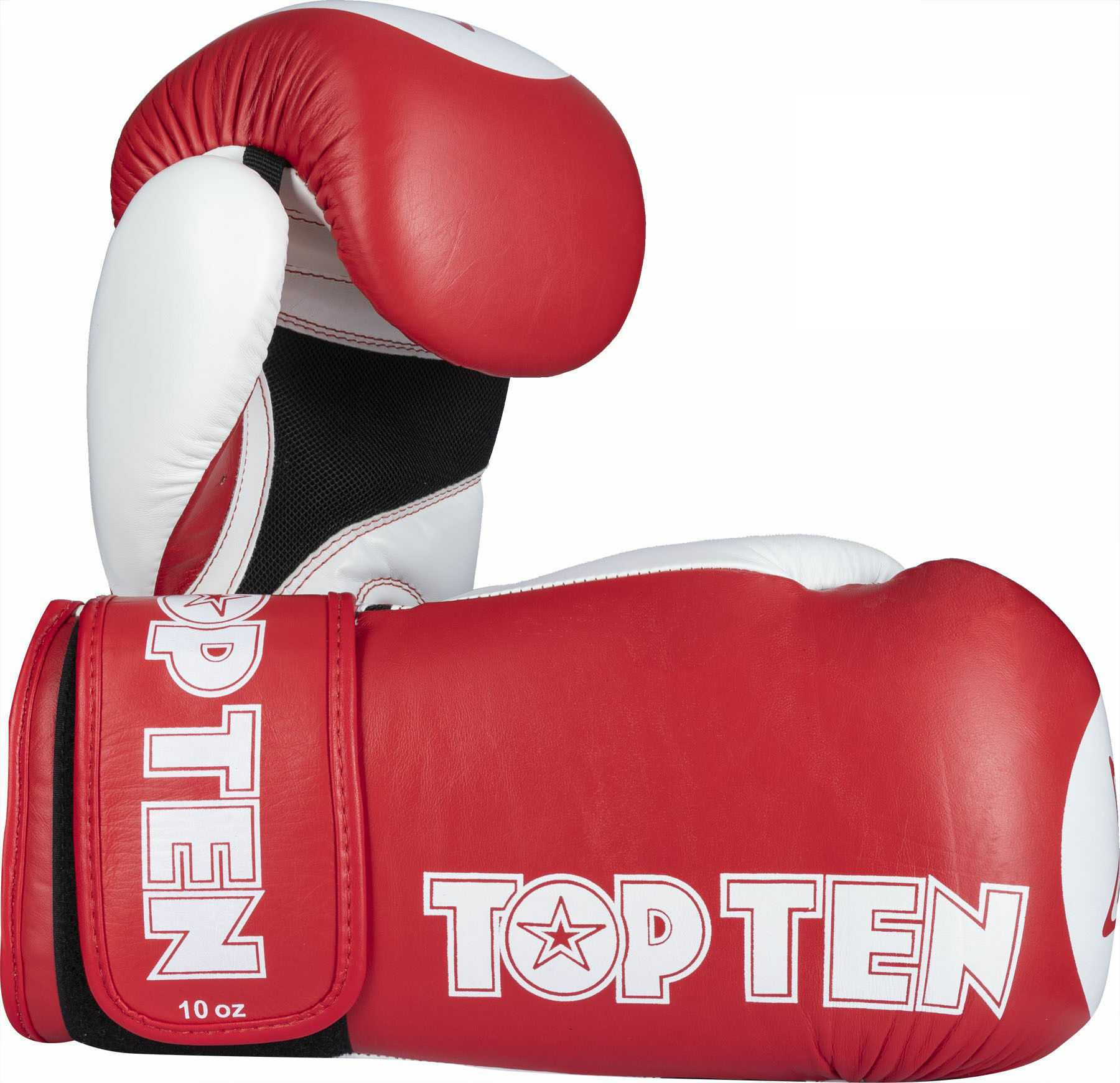TOP TEN BOXING GLOVES STAR XLP RED (10OZ)