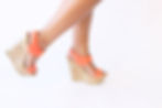 Thumbnail: Chyna’s Closet: Orange Cork Wedges (8)