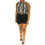 Thumbnail: Chyna’s Closet: Black & White Zig Zag Crop (M) 