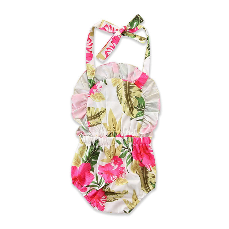 Thumbnail: Girl's Floral Romper