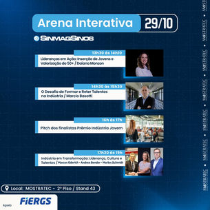 Liderança e talentos marcam o segundo dia da Arena SinmaqSinos