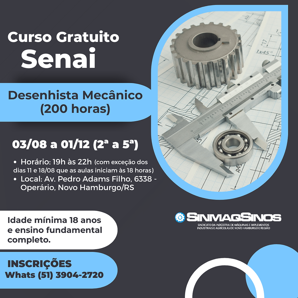 Desenhista Mecânico (200 horas)
