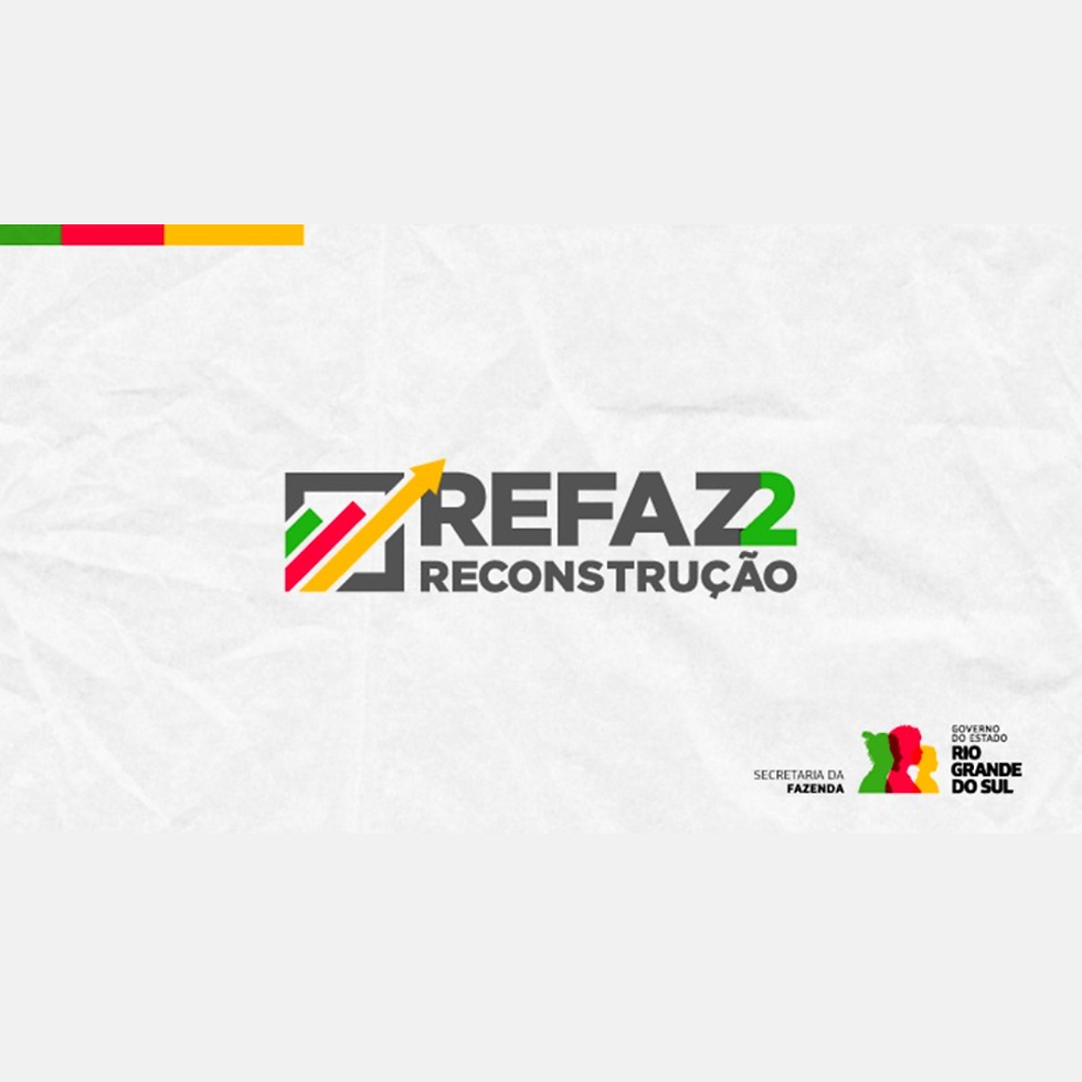 Refaz Reconstrução II: adesão já começou